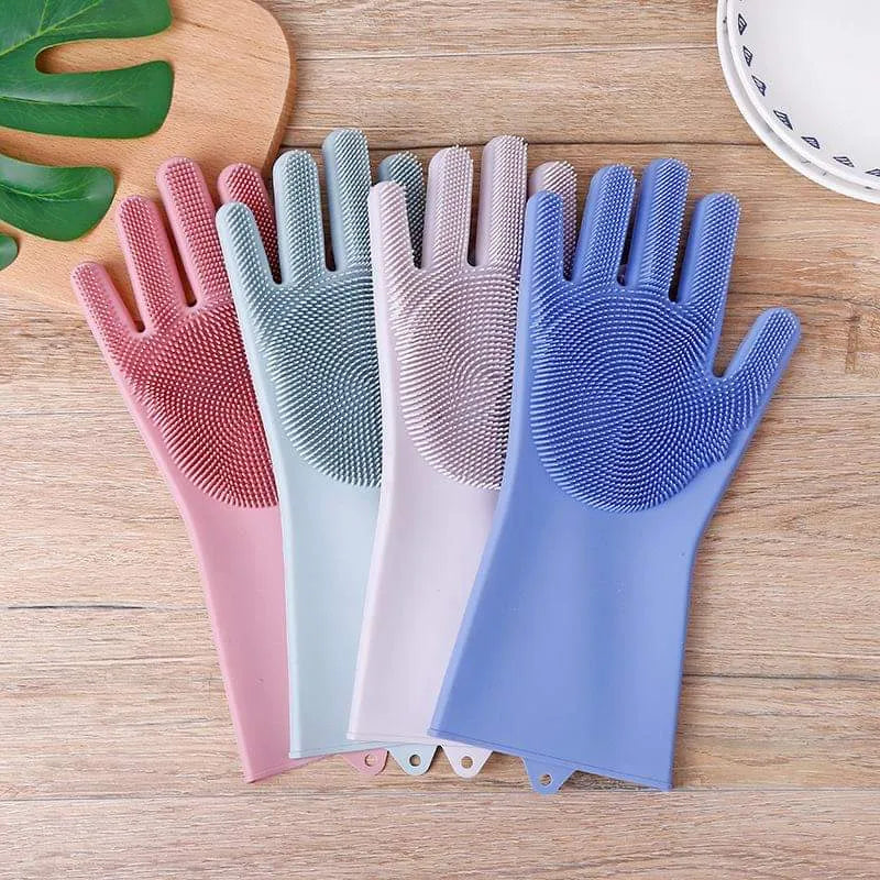 Silicone Cleaning Gloves