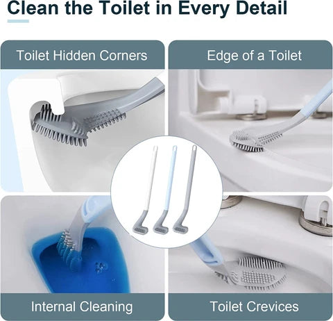 Silicone Toilet Cleaning Brush